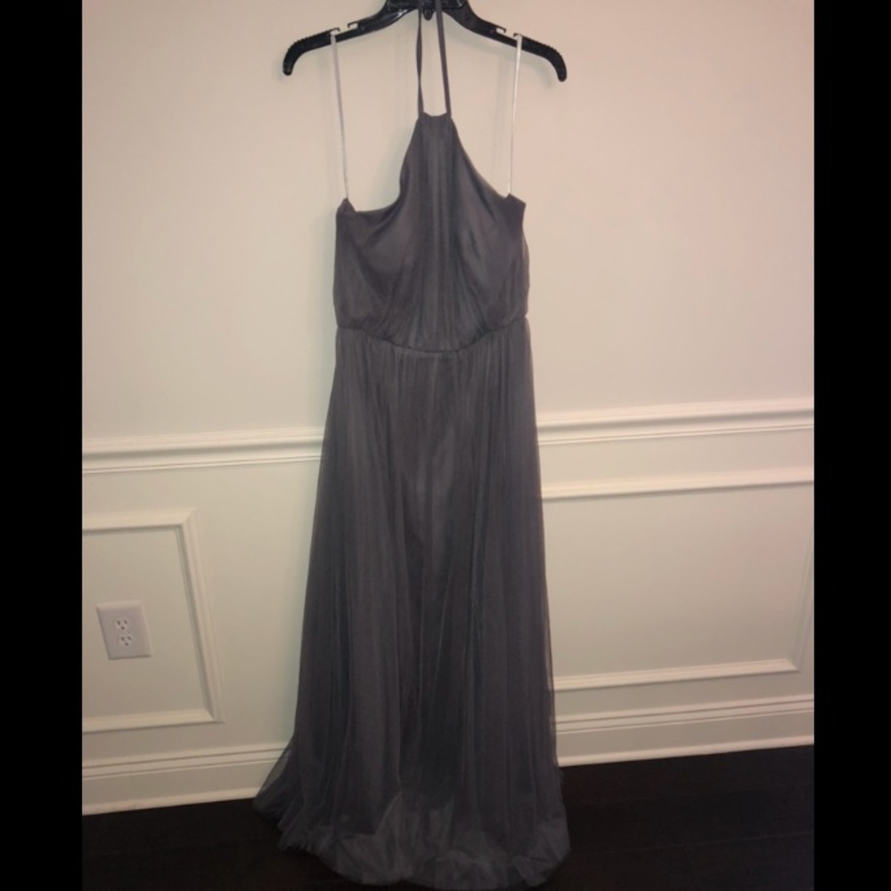 Charcoal Gray Bridesmaids Dress